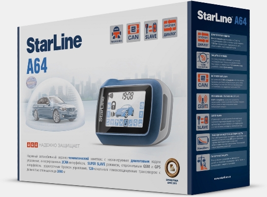 StarLine A64. ����������� �������������� A64.