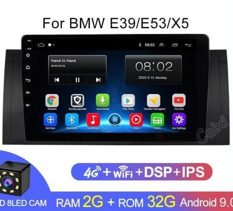  ��������� Android 1G-16G BMW X5 E39 E53 1999 2000 2001 2002 2004-2006