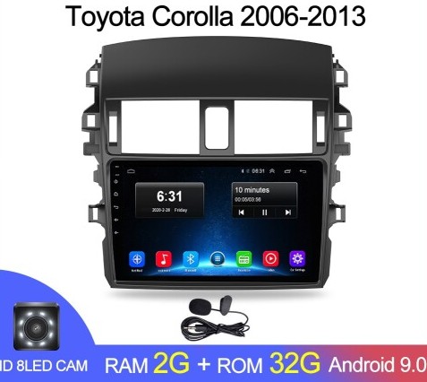  ��������� Android 2G-32G Toyota Corolla E140/150 2007-