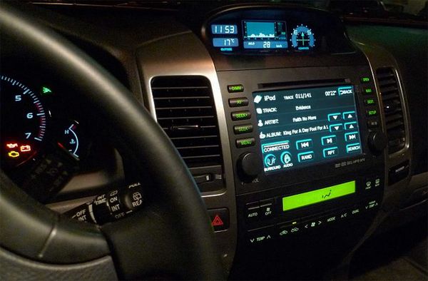  ��������� FlyAudio E7501NAVI - TOYOTA PRADO J120