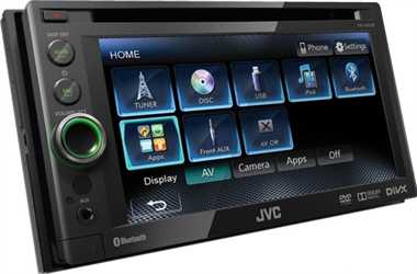 2DIN + TFT ��������� JVC KW-AV61BTE