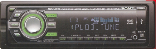  ��������� Sony CDX-GT627UE